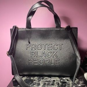 CISE “Protect Black People” Vegan Leather Tote